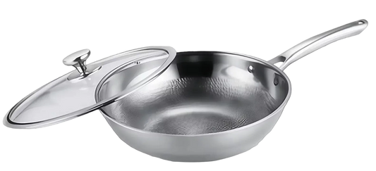 TITÁN Signature Hammered Wok — 30cm