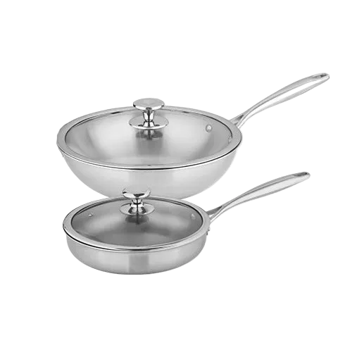 The Stir-Fry Set — 28cm Signature pan + 30cm Signature wok