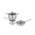 The Starter Set — 28cm Signature pan + 20cm Classic saucepan + 24cm Classic soup pot
