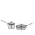 The Essential Duo — 28cm Signature pan + 20cm Classic saucepan