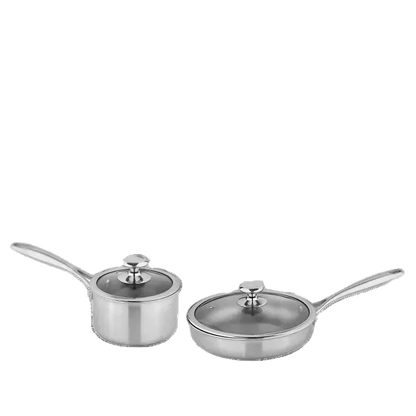 The Essential Duo — 28cm Signature pan + 20cm Classic saucepan