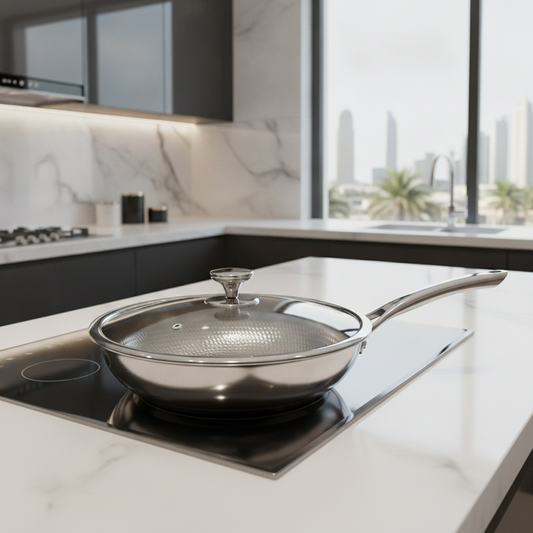 TITÁN Signature Hammered Wok — 30cm